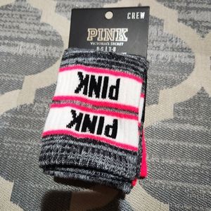 PINK Victoria's Secret Crew Socks 2-pack